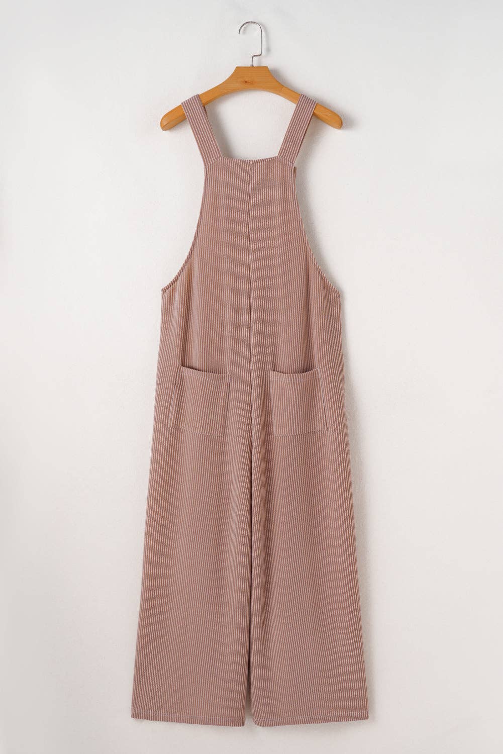 Corded Wide Leg Pocketed Overall
